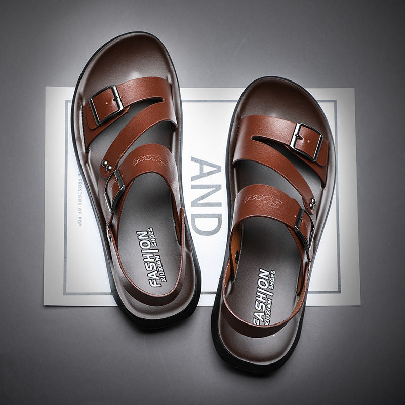 Elijah | Supportive Premium Leather Sandals