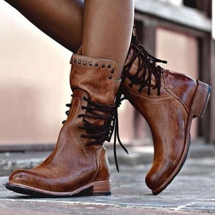 Noemi | Premium Lace-Up Boots