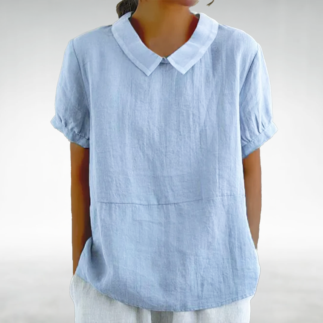 Anahera™ | Relaxed Fit Collared Blouse