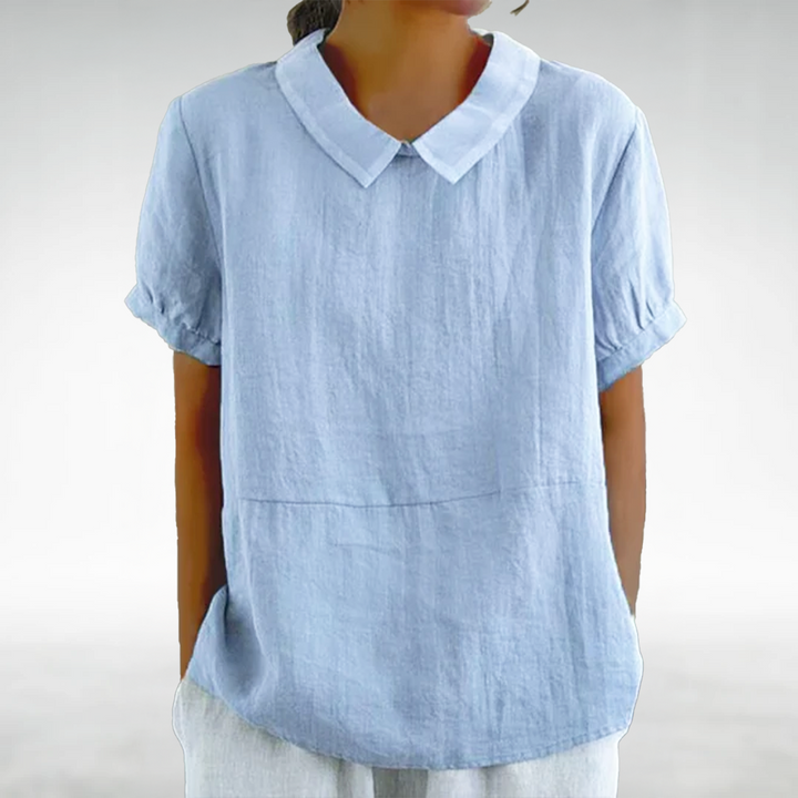 Anahera™ | Relaxed Fit Collared Blouse