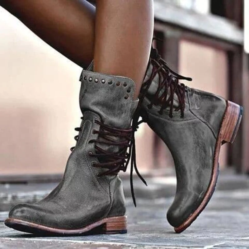 Noemi | Premium Lace-Up Boots