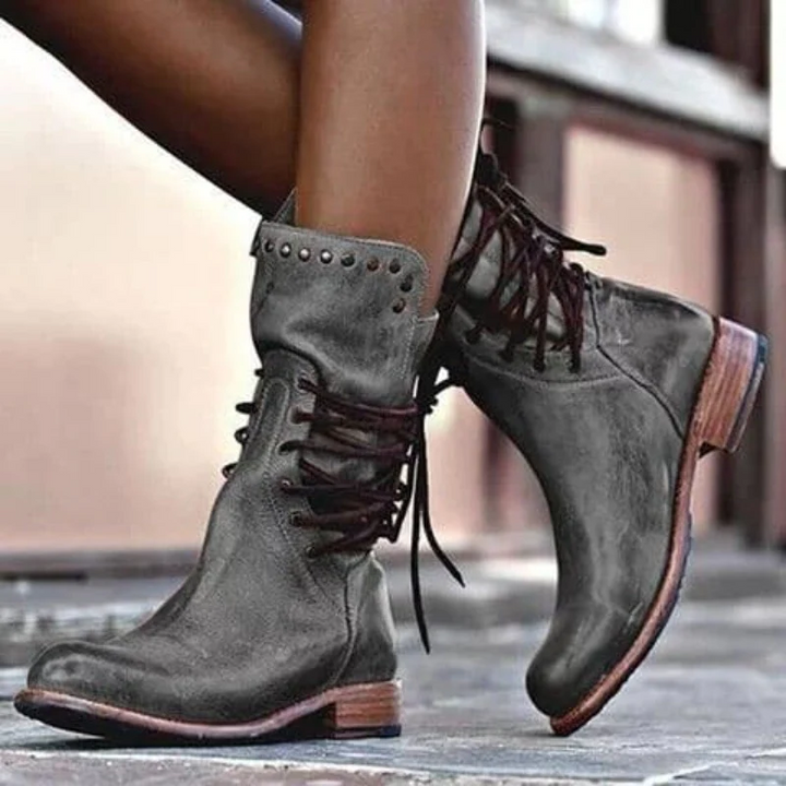 Noemi | Premium Lace-Up Boots