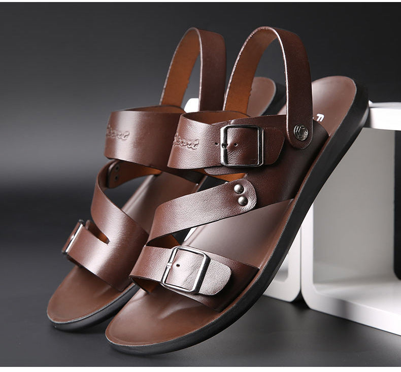 Elijah | Supportive Premium Leather Sandals