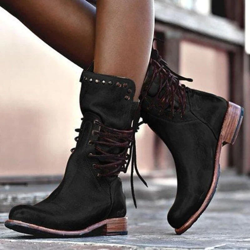 Noemi | Premium Lace-Up Boots