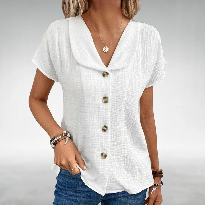 Ilona™ | Modern Chic Summer Blouse