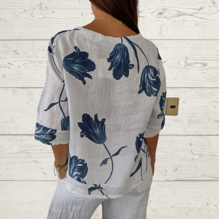 Clementine™️ | Casual Floral Elegant Women’s Shirt