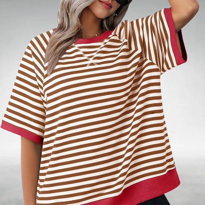 Macey™ | Classic Casual Striped T-Shirt