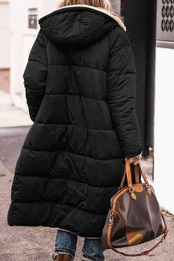 Cyrene™ | Long Hooded Teddy Coat