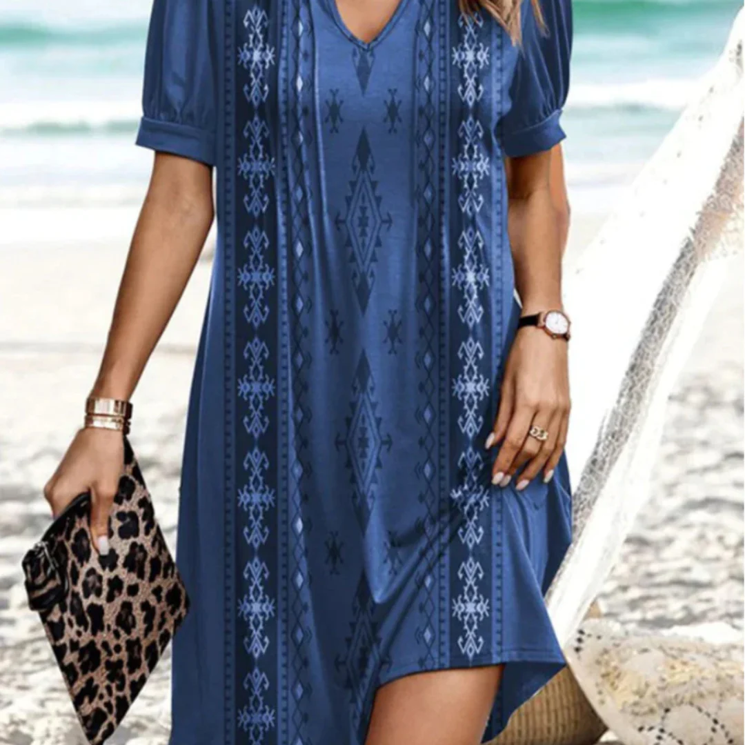 Mavi™ | Elegant Boho Chic Tunic Dress