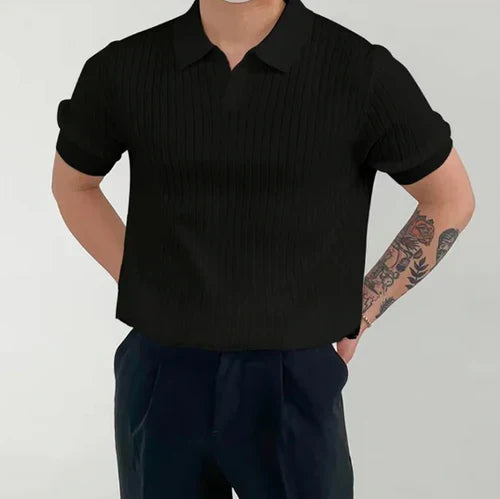 Carlos™️ | Casual-Chic Modern Ribbed Polo