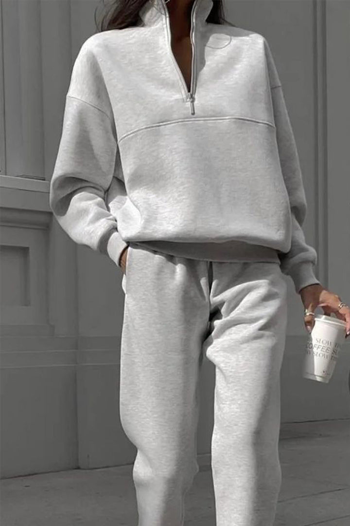 Juliana | Relaxed Solid Colour Two-Piece Tracksuit