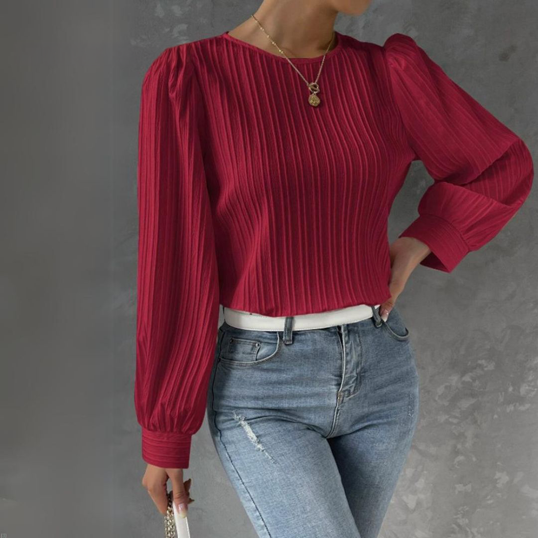 Selene | Casual Chic Solid Blouse