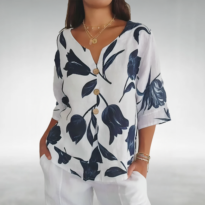 Clementine™️ | Casual Floral Elegant Women’s Shirt