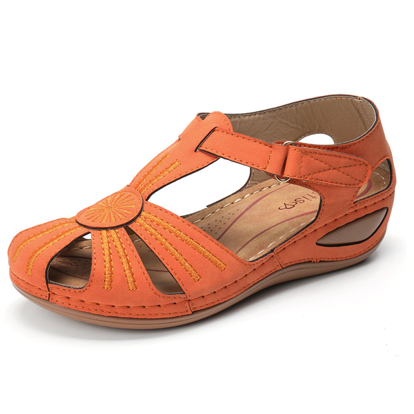 Vesta™ | Elegant Vintage Wedge Sandals