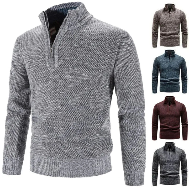 Toby™ | Essential Casual Chic Half-Zip Sweater