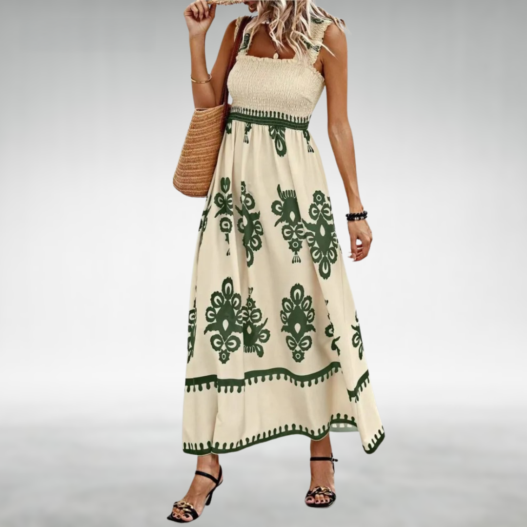 Lunessa™ | Elegant Pattern Dress