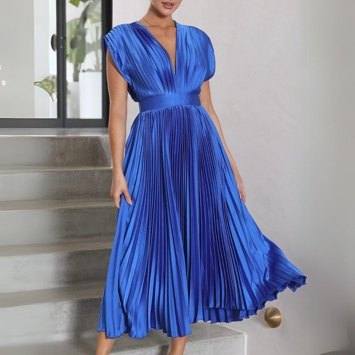 Ami™ | Chic Pleated Women's Dress