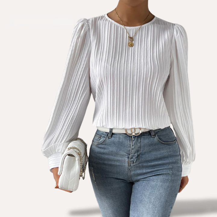 Selene | Casual Chic Solid Blouse