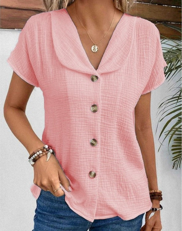 Ilona™ | Modern Chic Summer Blouse