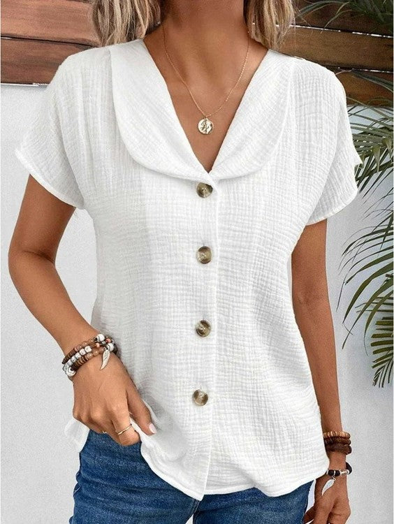 Ilona™ | Modern Chic Summer Blouse