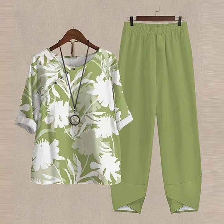 Clarisse™ | Casual Chic Shirt + Pants Full Set