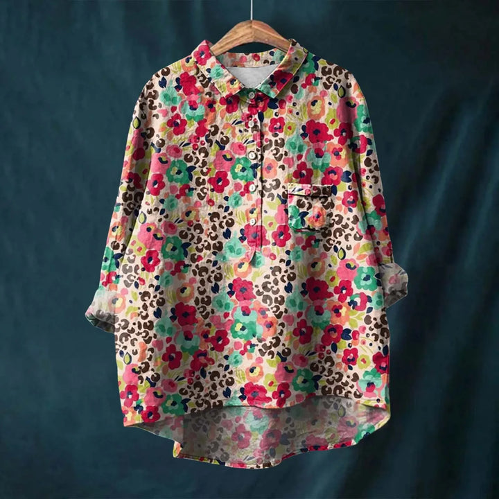 Manaia™ | Elegant Women's Floral Shirt