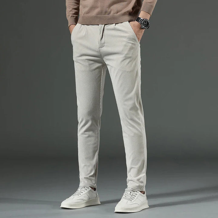 Wilson | Solid Colour Corduroy Trousers