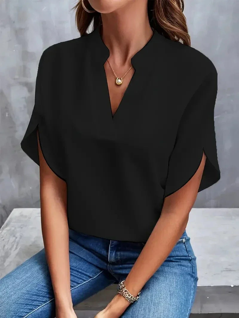 Dulcie™ | Classic Casual V-Neck Top