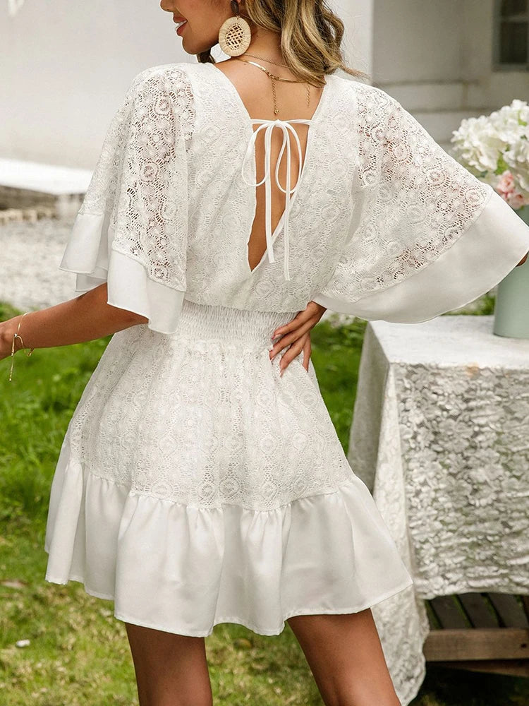 Celindria™ | Elegant Boho Lace Dress