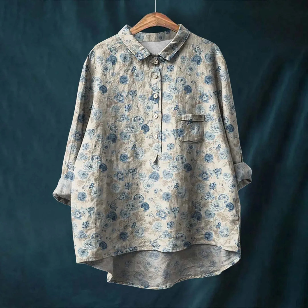 Manaia™ | Elegant Women's Floral Shirt