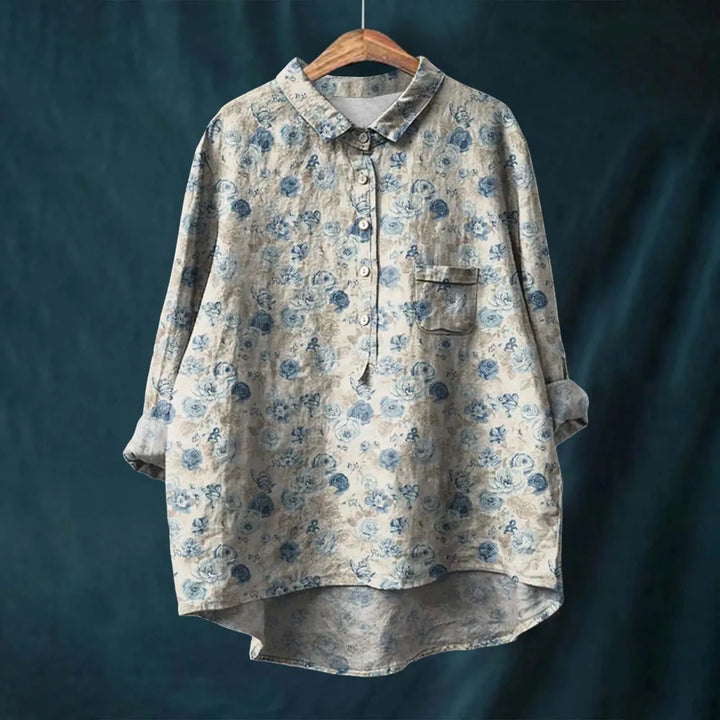 Manaia™ | Elegant Women's Floral Shirt