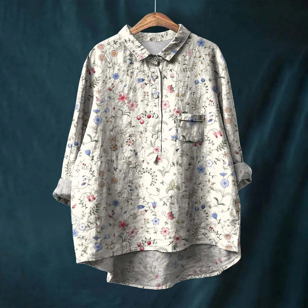 Manaia™ | Elegant Women's Floral Shirt