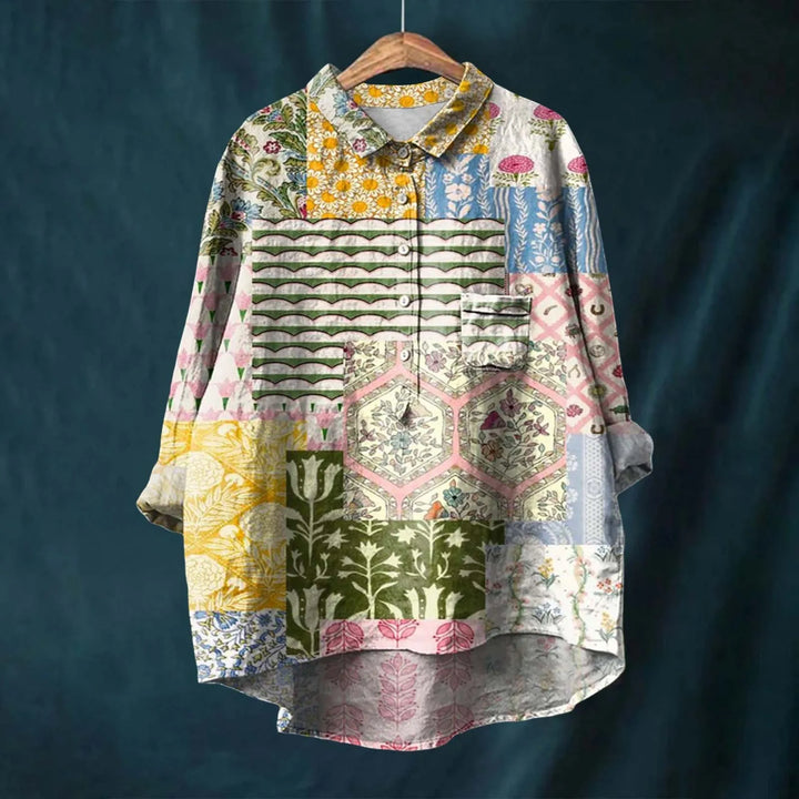 Manaia™ | Elegant Women's Floral Shirt