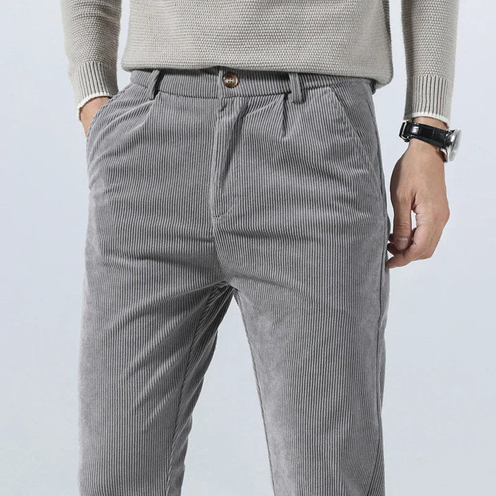 Wilson | Solid Colour Corduroy Trousers