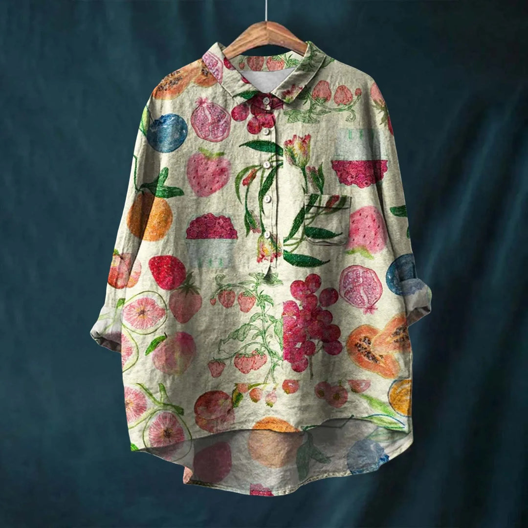 Manaia™ | Elegant Women's Floral Shirt