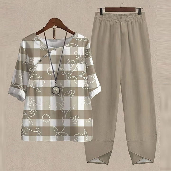 Clarisse™ | Casual Chic Shirt + Pants Full Set