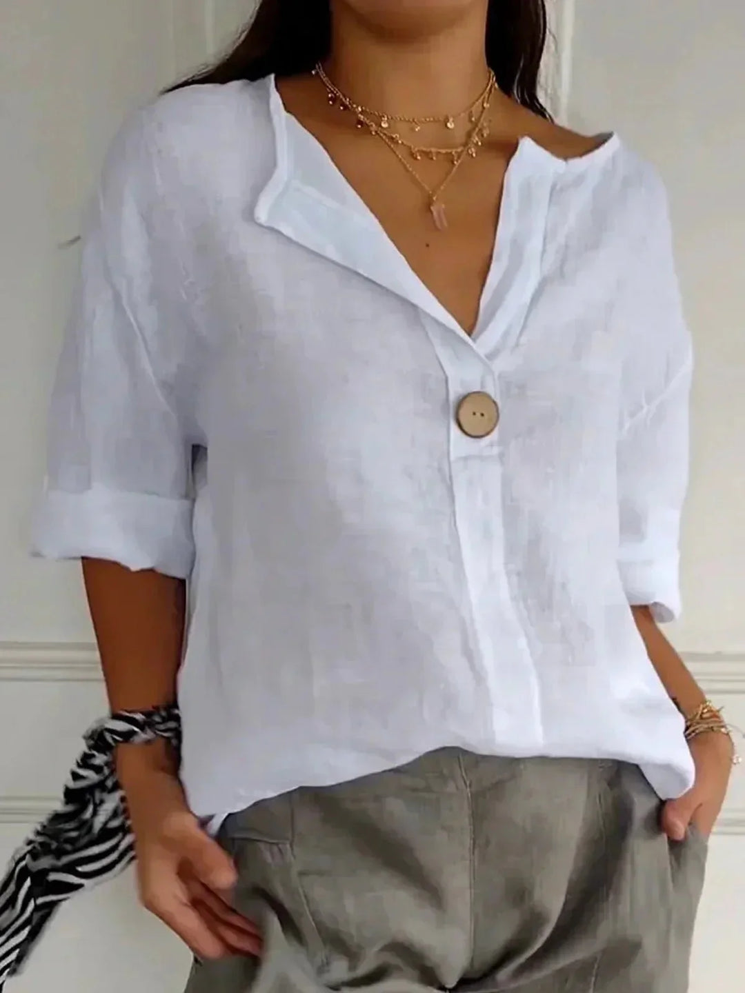 Vaiana™ | Relaxed V-Neck Top