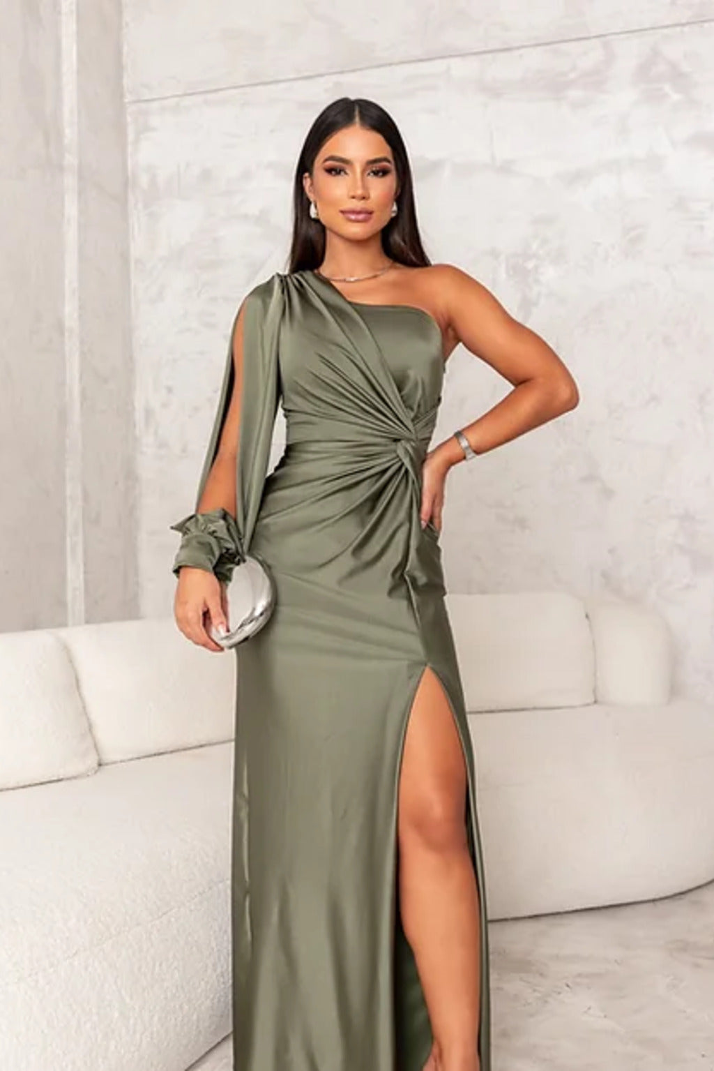 Karolina | Elegant Chic Slit Maxi Dress