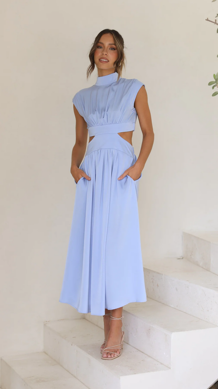 Madison™ | Elegant Cut-Out Waist Dress