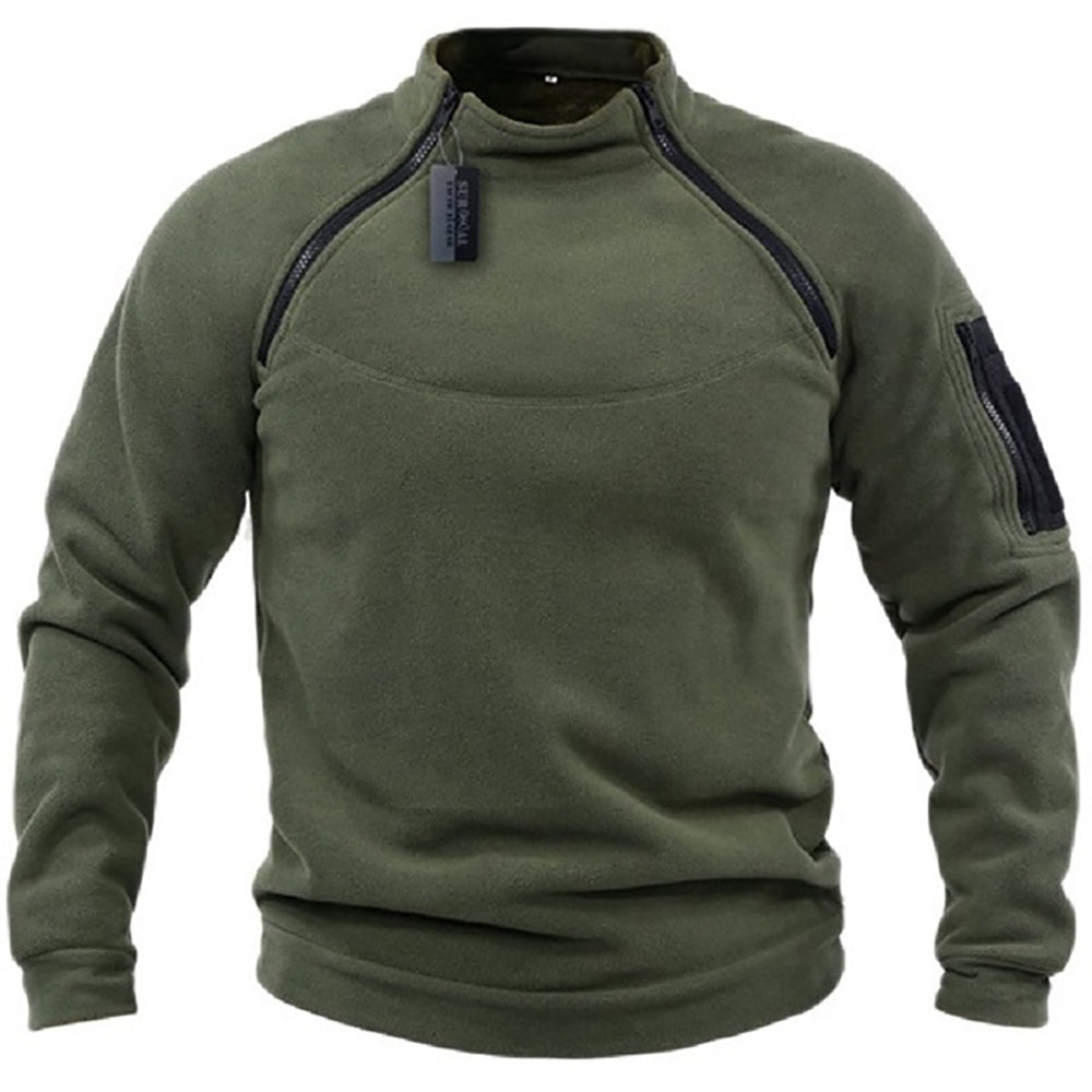 Jack | Single Colour Military Sweater