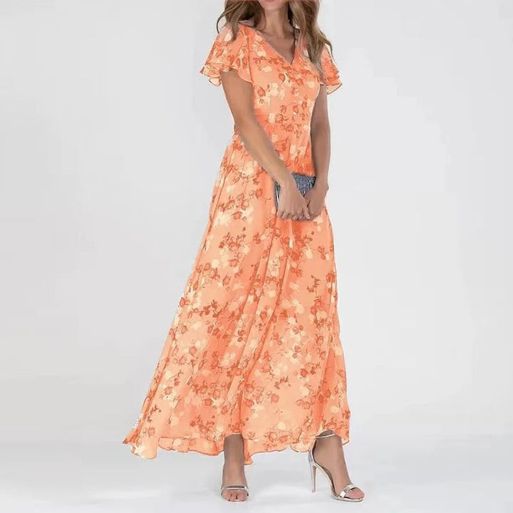 Ellis | Glamorous Tummy-Covering Maxi Dress