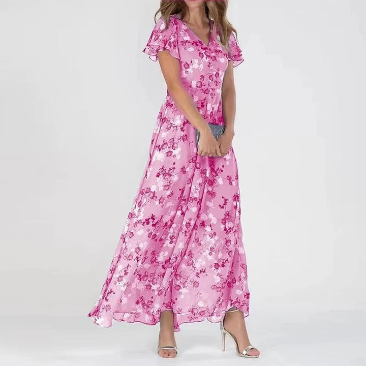 Ellis | Glamorous Tummy-Covering Maxi Dress