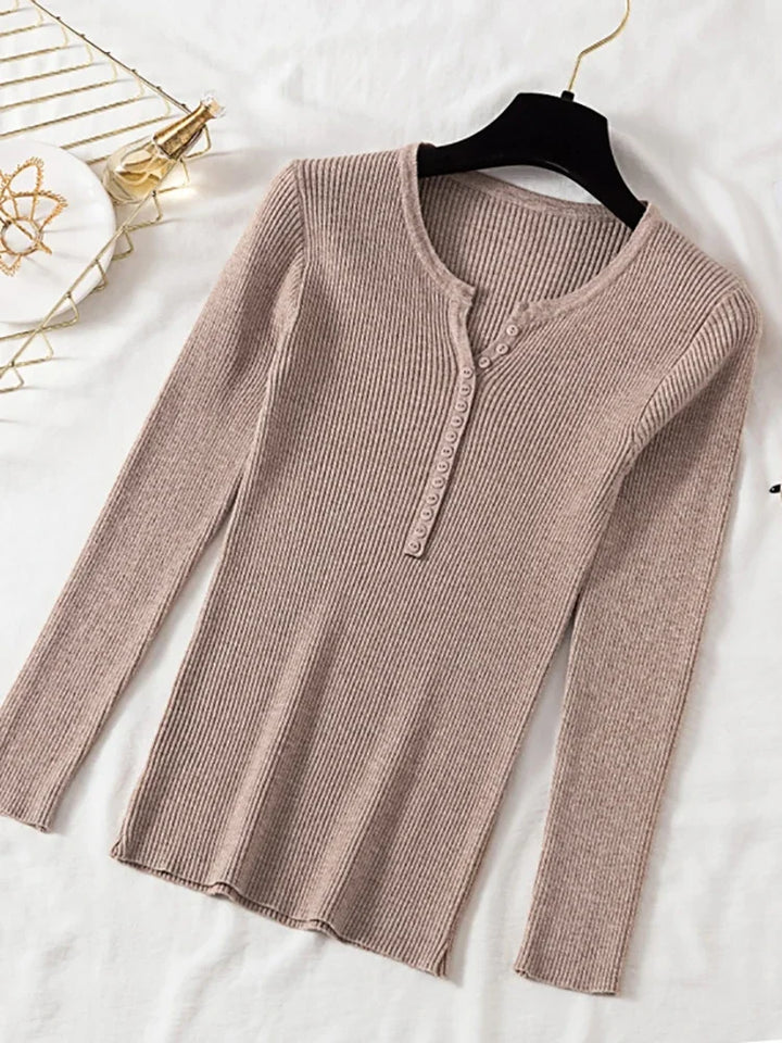 Oriana | Cozy Casual V-Neck Sweater