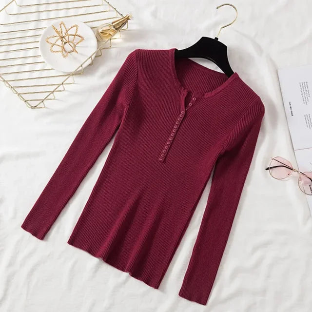 Oriana | Cozy Casual V-Neck Sweater