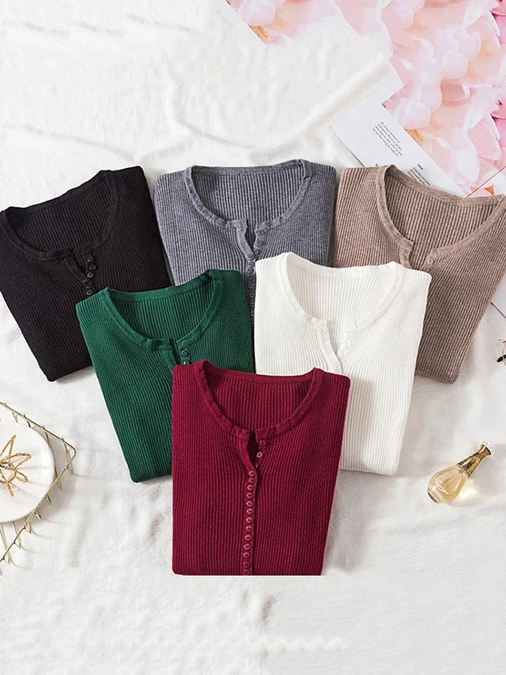 Oriana | Cozy Casual V-Neck Sweater