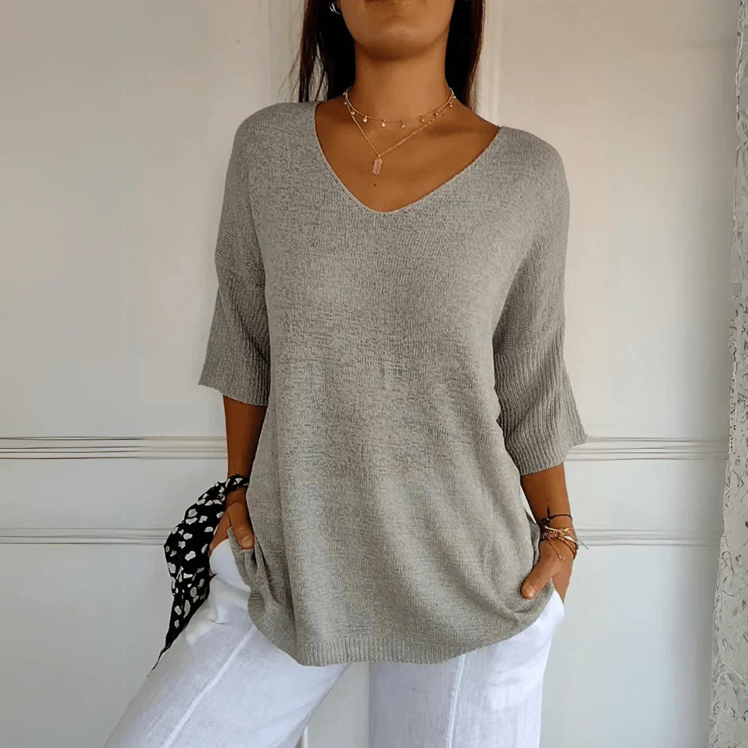 Flavia | Elegant Casual Knitted Shirt