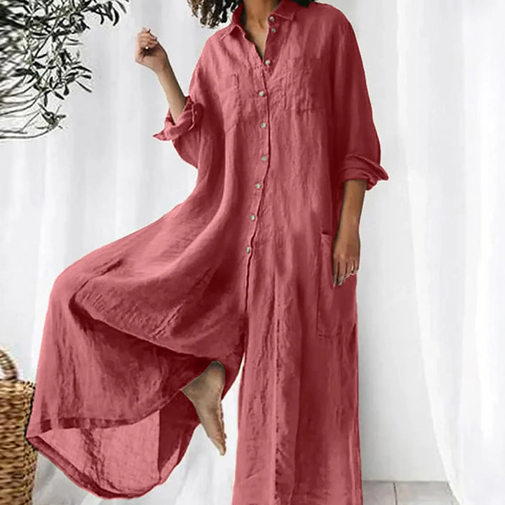 Hadley | One-Colour Boho Loose Jumpsuit