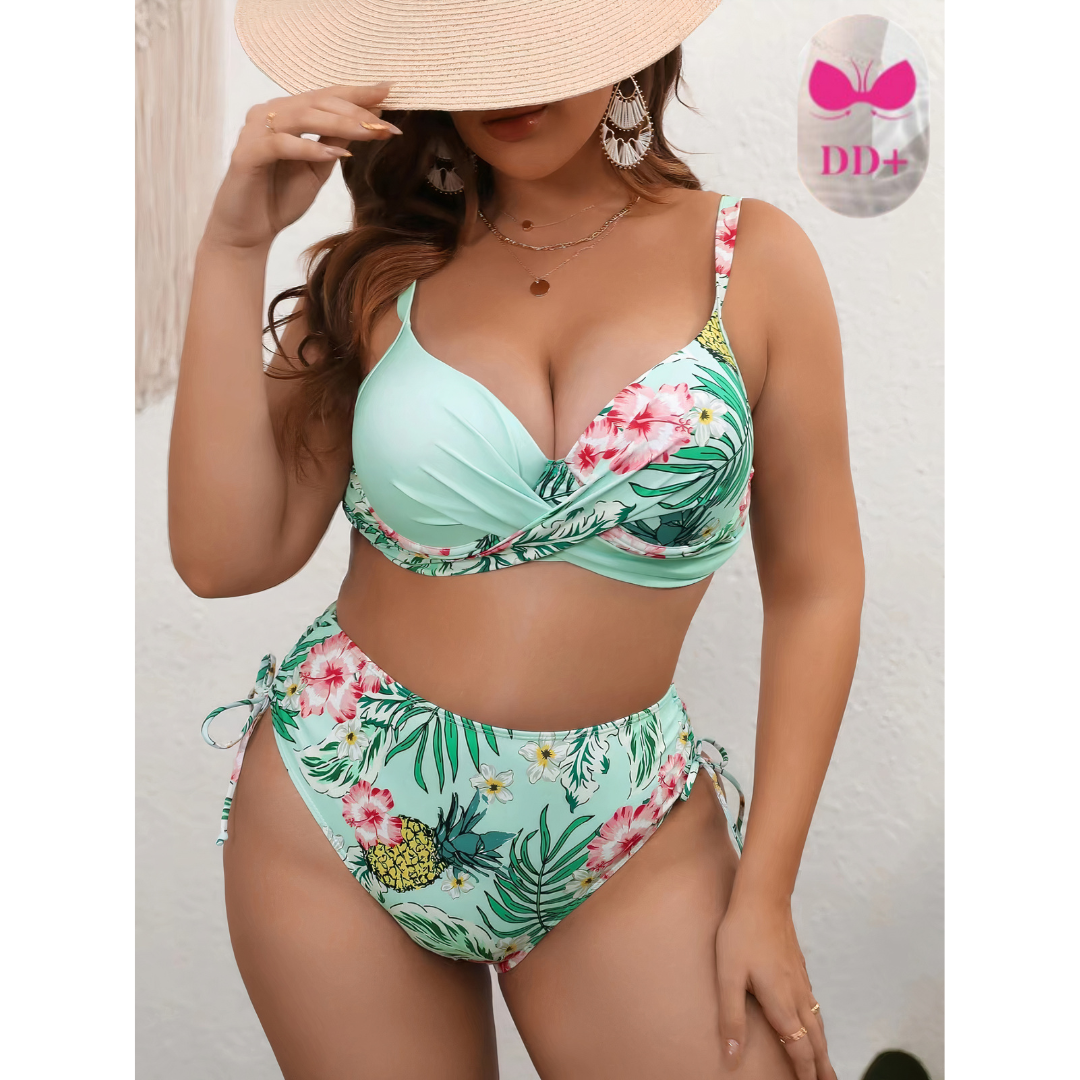 Zoe | Elegant Plus-Size Curvy Bikini Set