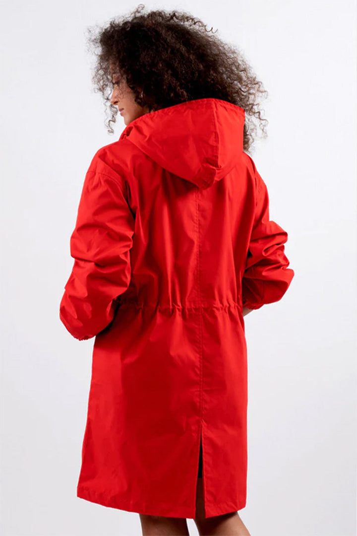 Liriana | Water Resistant Oversized Hooded Windbreaker Rain Jacket