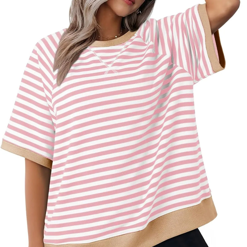 Macey™ | Classic Casual Striped T-Shirt